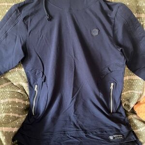 Navy Blue Men's Hoodie XXL
